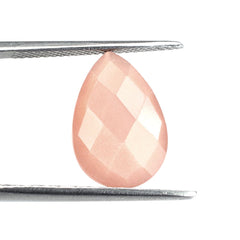 PEACH MOONSTONE BRIOLETTE PEAR 15X10MM 5.05 Cts.