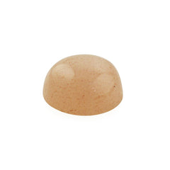 PEACH MOONSTONE ROUND CAB 5MM 0.53 Cts.