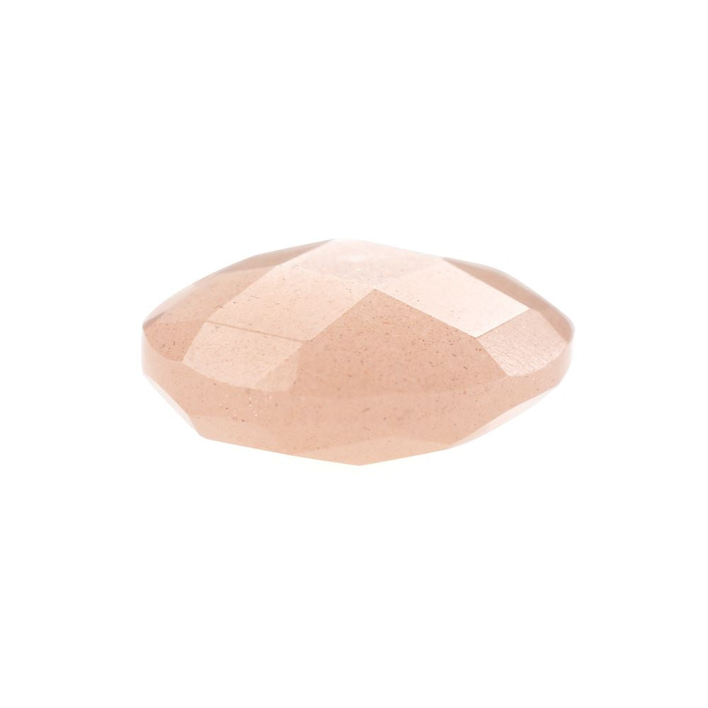 PEACH MOONSTONE BRIOLETTE OVAL 10X8MM 2.34 Cts.