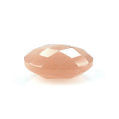 PEACH MOONSTONE BRIOLETTE OVAL 12X10MM 4.10 Cts.