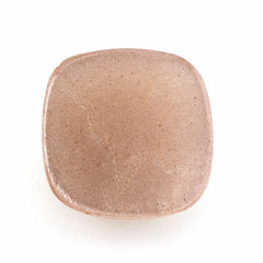 PEACH MOONSTONE CUSHION CAB 12MM 6.59 Cts.