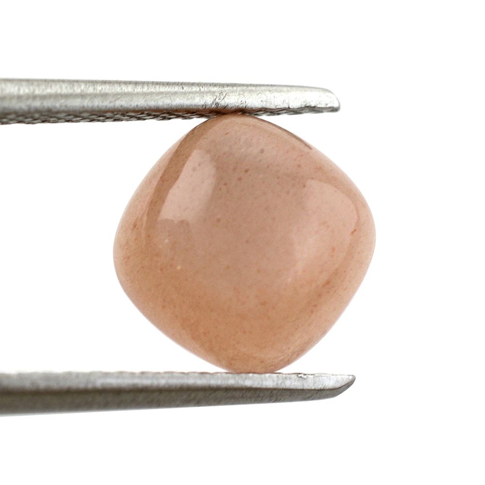 PEACH MOONSTONE CUSHION CAB 8MM 2.29 Cts.