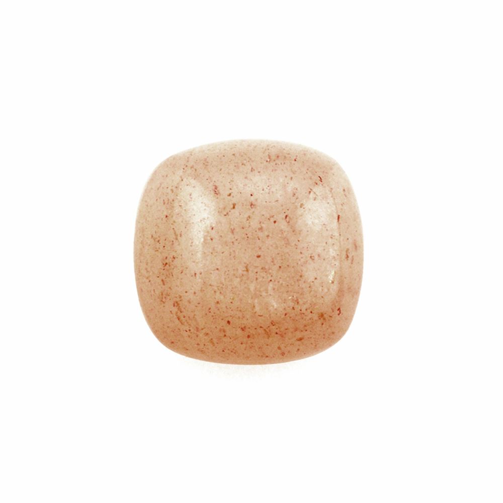 PEACH MOONSTONE CUSHION CAB 6MM 1.05 Cts.