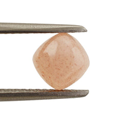 PEACH MOONSTONE CUSHION CAB 6MM 1.05 Cts.