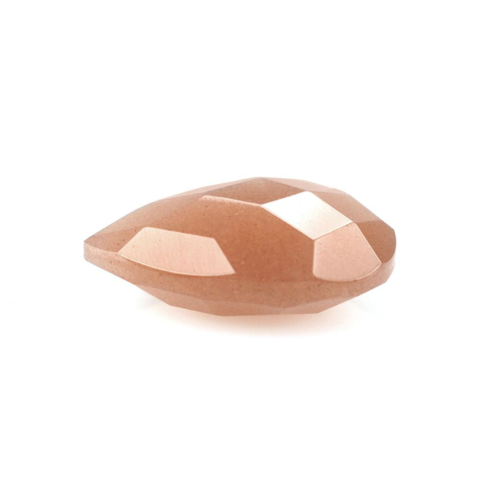 PEACH MOONSTONE BRIOLETTE PEAR 16X12MM 6.91 Cts.