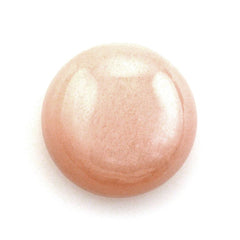 PEACH MOONSTONE ROUND CAB 12MM (MEDIUM/CLEAN) 6.47 Cts.