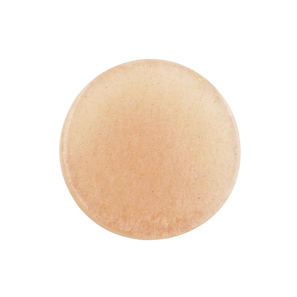 PEACH MOONSTONE ROUND CAB 12MM (MEDIUM/CLEAN) 6.47 Cts.