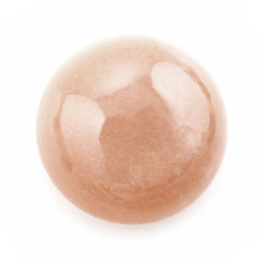 PEACH MOONSTONE ROUND CAB 14MM 9.85 Cts.