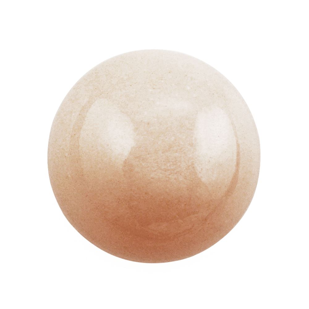 PEACH MOONSTONE ROUND CAB 10MM 3.76 Cts.