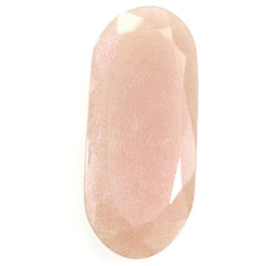 PEACH MOONSTONE CUT CUSHION 25.50X11MM 9.08 Cts.