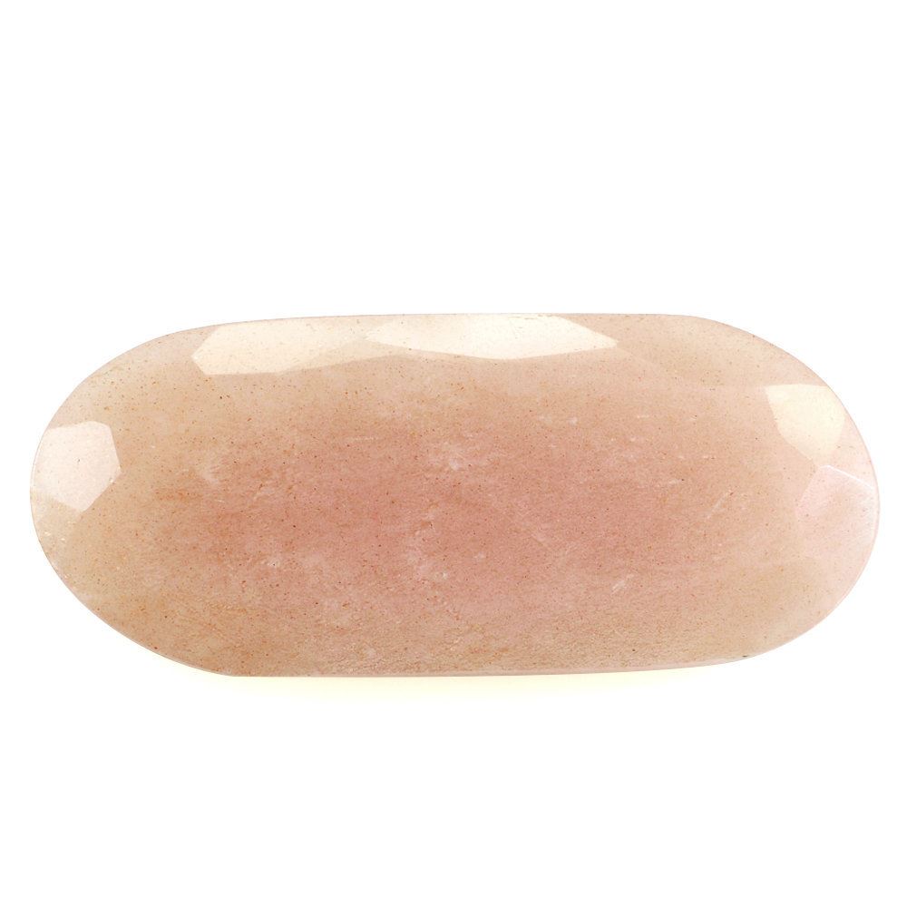 PEACH MOONSTONE CUT CUSHION 25.50X11MM 9.08 Cts.