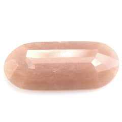 PEACH MOONSTONE CUT CUSHION 25.50X11MM 9.08 Cts.