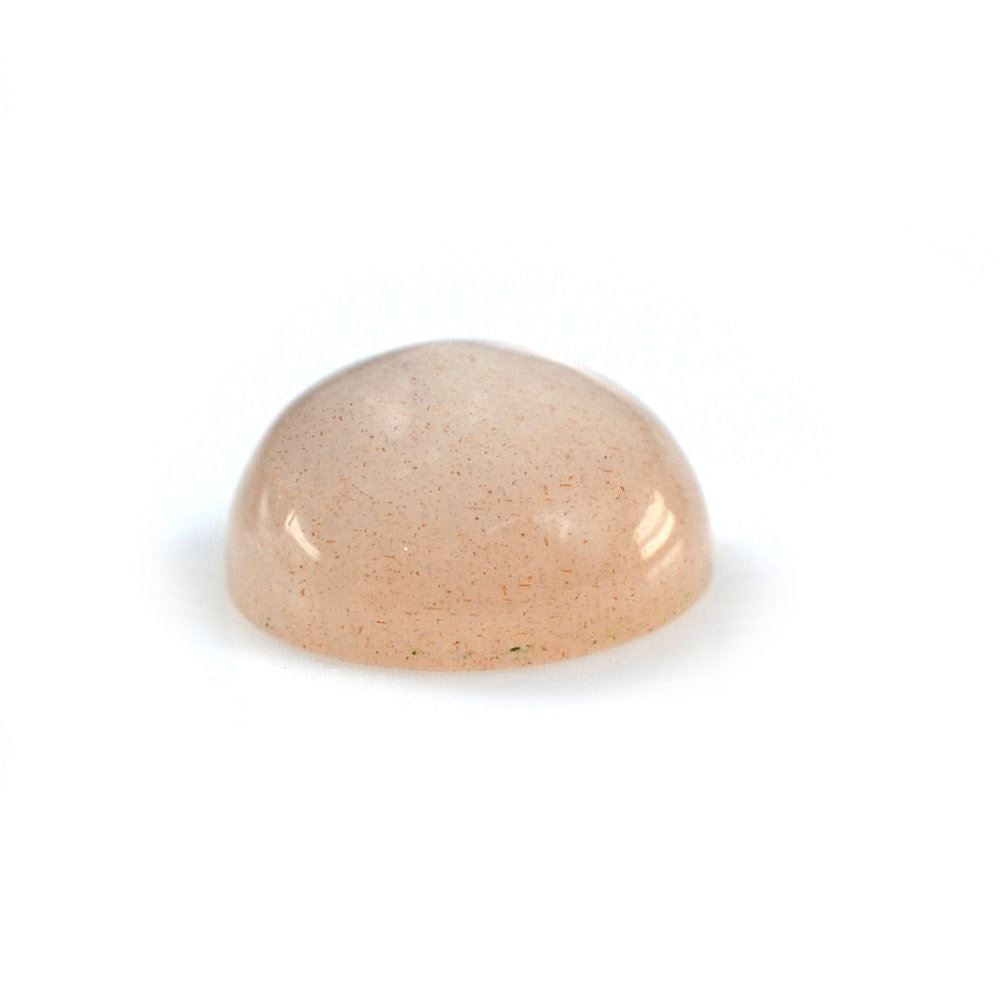 PEACH MOONSTONE ROUND CAB 6MM 0.78 Cts.