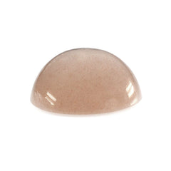 PEACH MOONSTONE ROUND CAB 10MM 3.25 Cts.