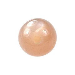 PEACH MOONSTONE PLAIN ROUND BALL (HALF DRILL 1.50MM) 8MM 2.67 Cts.