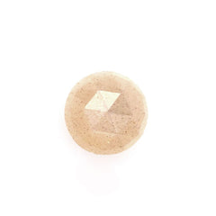 MOONSTONE PEACH ROSE CUT ROUND CAB (PEACH MEDIUM) (OPAQUE / CLEAN) 6X6 MM 0.76 Cts.