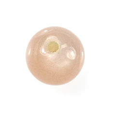 PEACH MOONSTONE PLAIN ROUND BALL 8.00X8.00 MM 3.60 Cts.