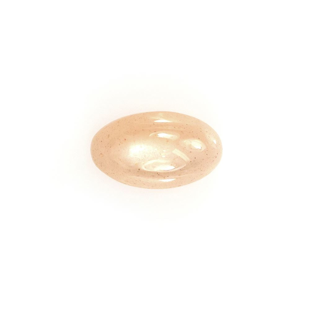 PEACH MOONSTONE PLAIN CAB OVAL 7.00X4.00 MM 0.59 Cts.