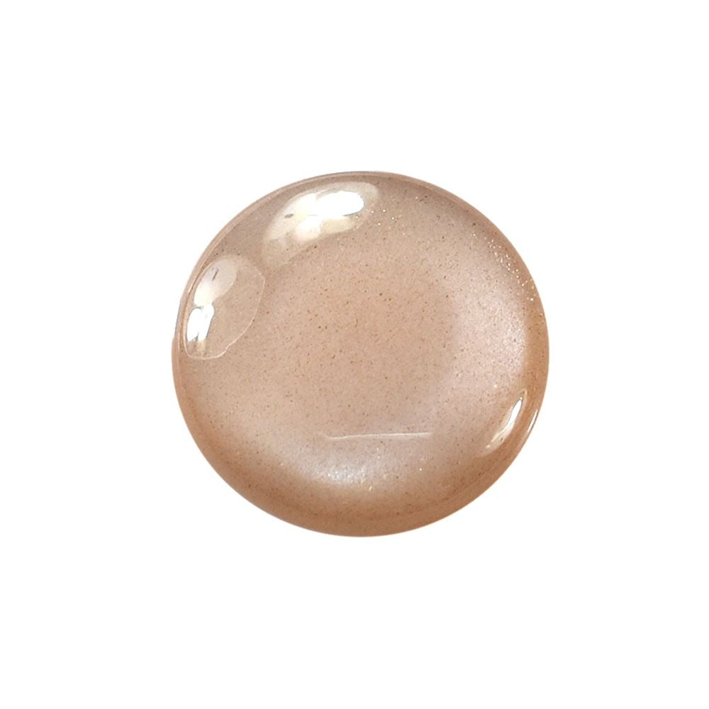 PEACH MOONSTONE CURVED ROUND CAB (MEDIUM/PEACH/CLEAN) 14.00X14.00 MM 10.10 Cts.