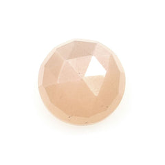 PEACH MOONSTONE ROSE CUT ROUND CAB (MEDIUM/CLEAN) 8.00X8.00 MM 1.73 Cts.