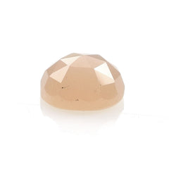 PEACH MOONSTONE ROSE CUT ROUND CAB (MEDIUM/CLEAN) 8.00X8.00 MM 1.73 Cts.