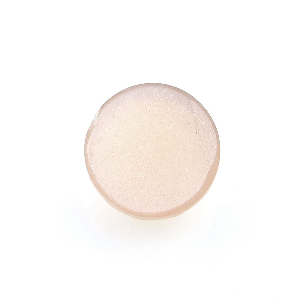 PEACH MOONSTONE ROSE CUT ROUND CAB (MEDIUM/CLEAN) 8.00X8.00 MM 1.73 Cts.