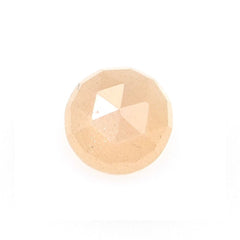 PEACH MOONSTONE ROSE CUT ROUND CAB (MEDIUM/CLEAN) 6.00X6.00 MM 0.77 Cts.