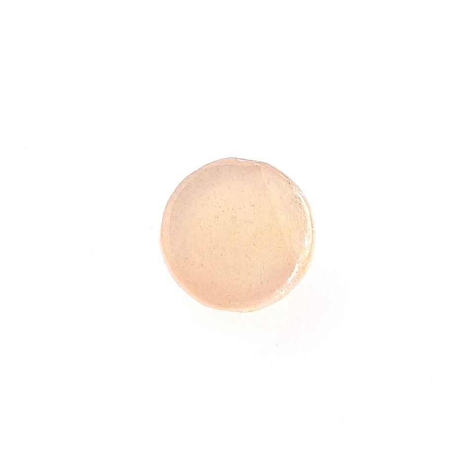 PEACH MOONSTONE ROSE CUT ROUND CAB (MEDIUM/CLEAN) 4.00X4.00 MM 0.21 Cts.