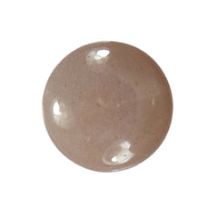 PEACH MOONSTONE CURVED ROUND CAB (MEDIUM)(CLEAN)14.00X14.00 MM 9.42 Cts.