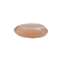 PEACH MOONSTONE BOTH SIDE TABLE CUT (P13)(LIGHT)(CLEAN) 10.50X9.00 MM 2.28 Cts.