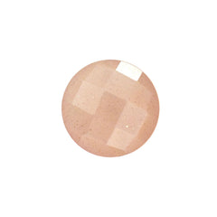 PEACH MOONSTONE CHECKER CUT BRIOLETTE ROUND (MEDIUM)(CLEAN) 8.00X8.00 MM 1.69 Cts.