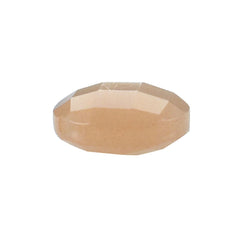 PEACH MOONSTONE CHECKER CUT BRIOLETTE ROUND (MEDIUM)(CLEAN) 8.00X8.00 MM 1.69 Cts.