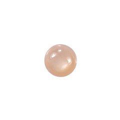 PEACH MOONSTONE CURVED ROUND CAB (MEDIUM)(CLEAN) 5.50X5.50 MM 0.79 Cts.