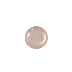 PEACH MOONSTONE CURVED ROUND CAB (MEDIUM)(CLEAN) 5.50X5.50 MM 0.79 Cts.