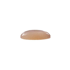 PEACH MOONSTONE PLAIN OVAL CAB (MEDIUM)(CLEAN) 10.80X5.50 MM 1.26 Cts.