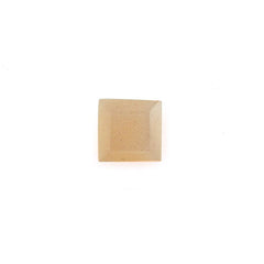 PEACH MOONSTONE ONE SIDE TABLE CUT (FLAT BOTTOM) SQUARE (MEDIUM)(CLEAN) 5.00X5.00 MM 0.82 Cts.