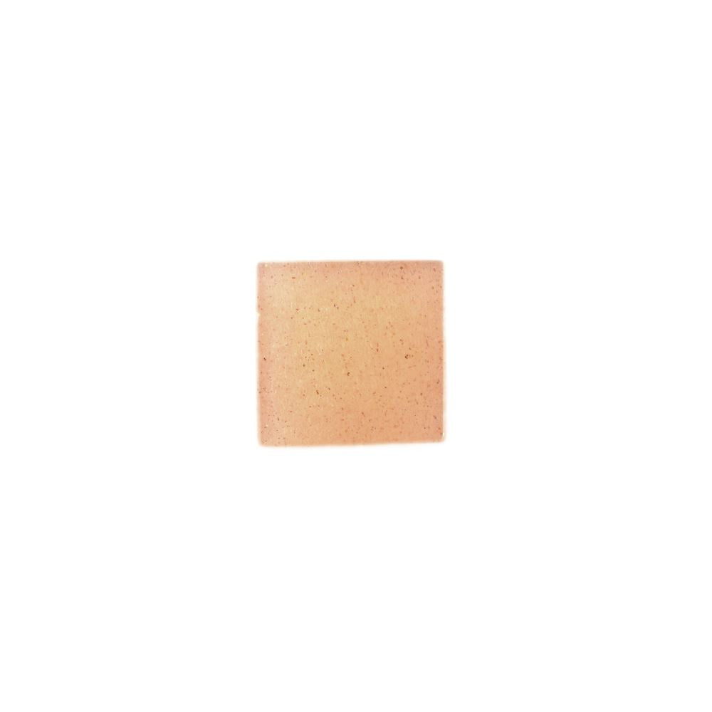 PEACH MOONSTONE ONE SIDE TABLE CUT (FLAT BOTTOM) SQUARE (MEDIUM)(CLEAN) 5.00X5.00 MM 0.82 Cts.