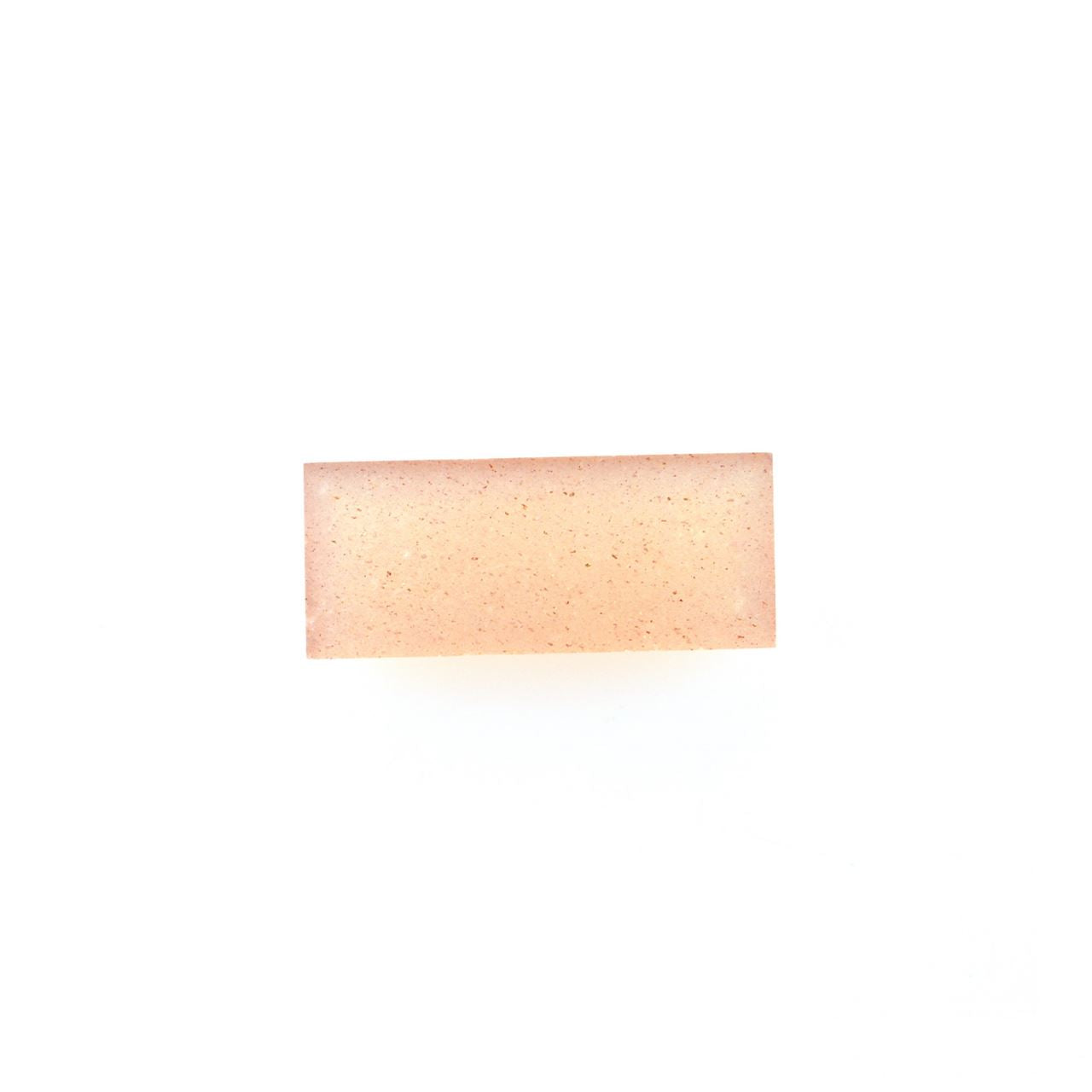 PEACH MOONSTONE ONE SIDE TABLE CUT (FLAT BOTTOM) BAGUETTE (MEDIUM)(CLEAN) 12.00X5.00 MM 1.96 Cts.