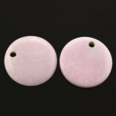 PINK OPAL ROUND PLATE (FULL DRILL) 35MM 46.80 Cts.