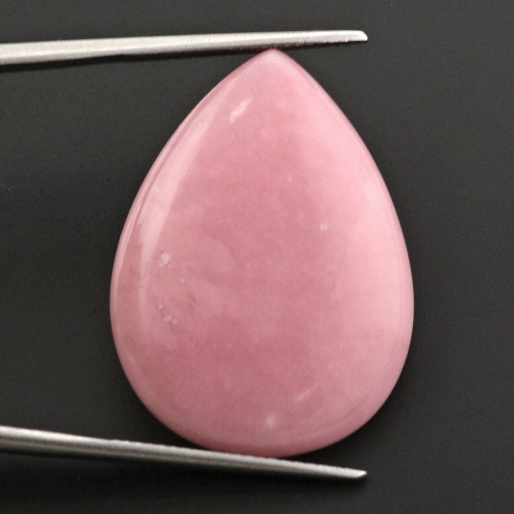 PINK OPAL PEAR CAB 30X22MM 20.90 Cts.