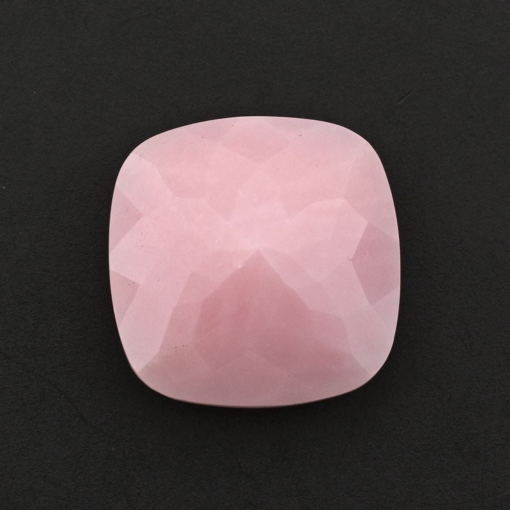 PINK OPAL BUFFTOP CUSHION 16MM 10.78 Cts.