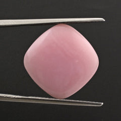 PINK OPAL BUFFTOP CUSHION 16MM 10.78 Cts.