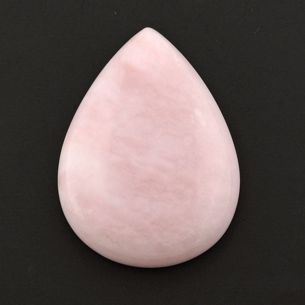 PINK OPAL PEAR CAB 30X22MM 21.84 Cts.