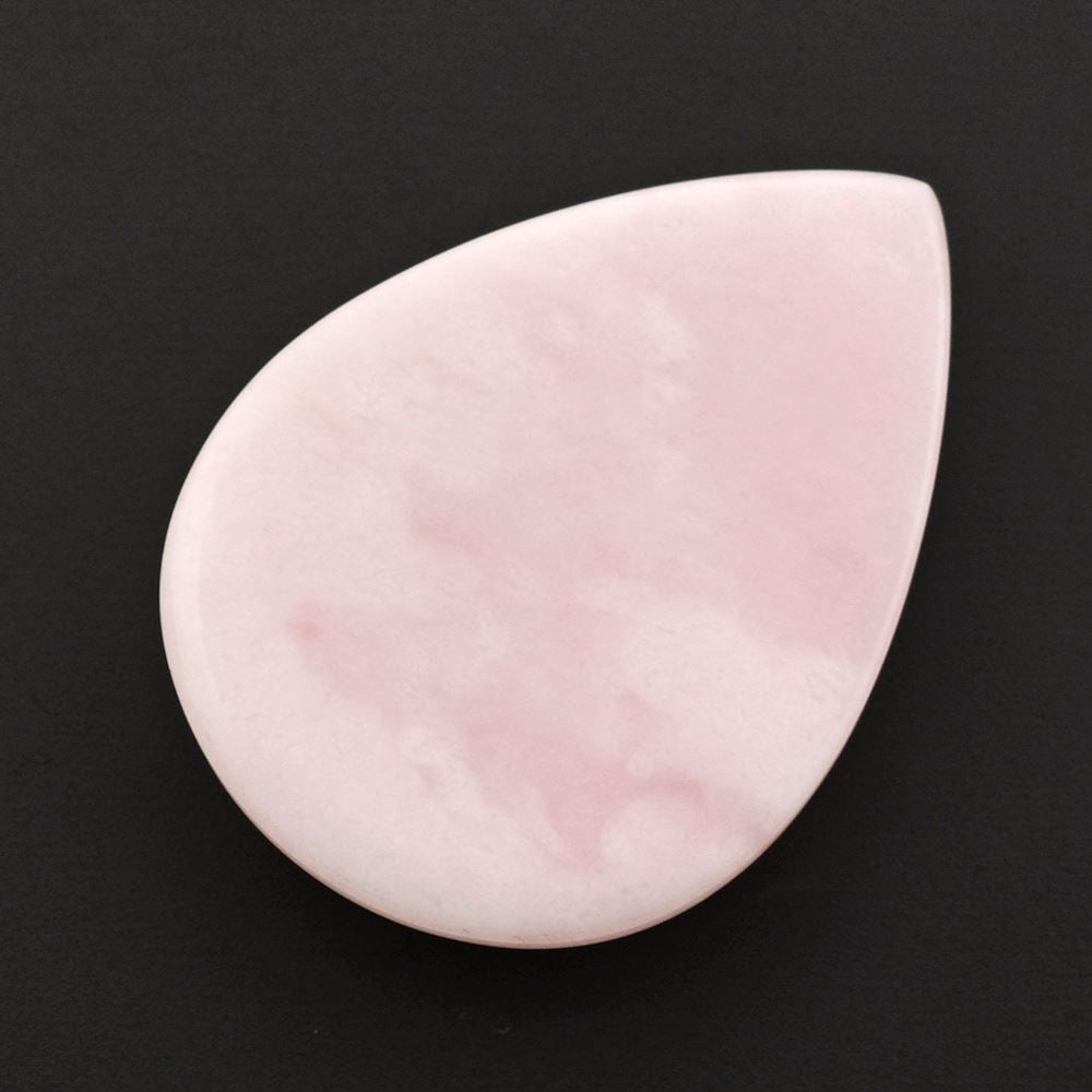 PINK OPAL PEAR CAB 30X22MM 21.84 Cts.