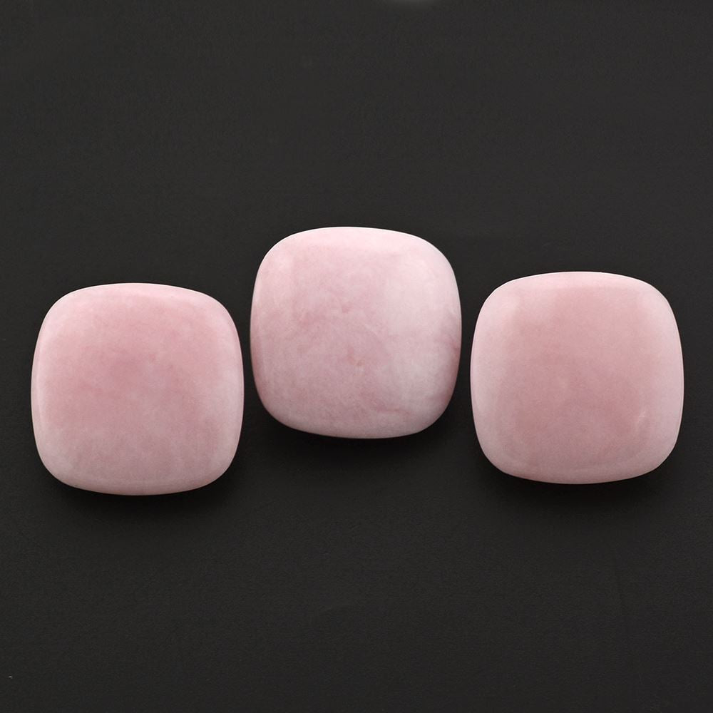 PINK OPAL BUFFTOP CUSHION 16MM 10.80 Cts.