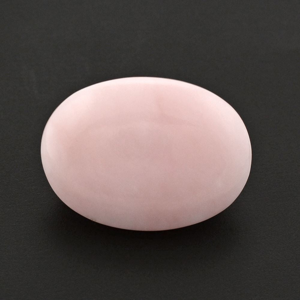 PINK OPAL BUFFTOP OVAL 18X13MM 9.35 Cts.