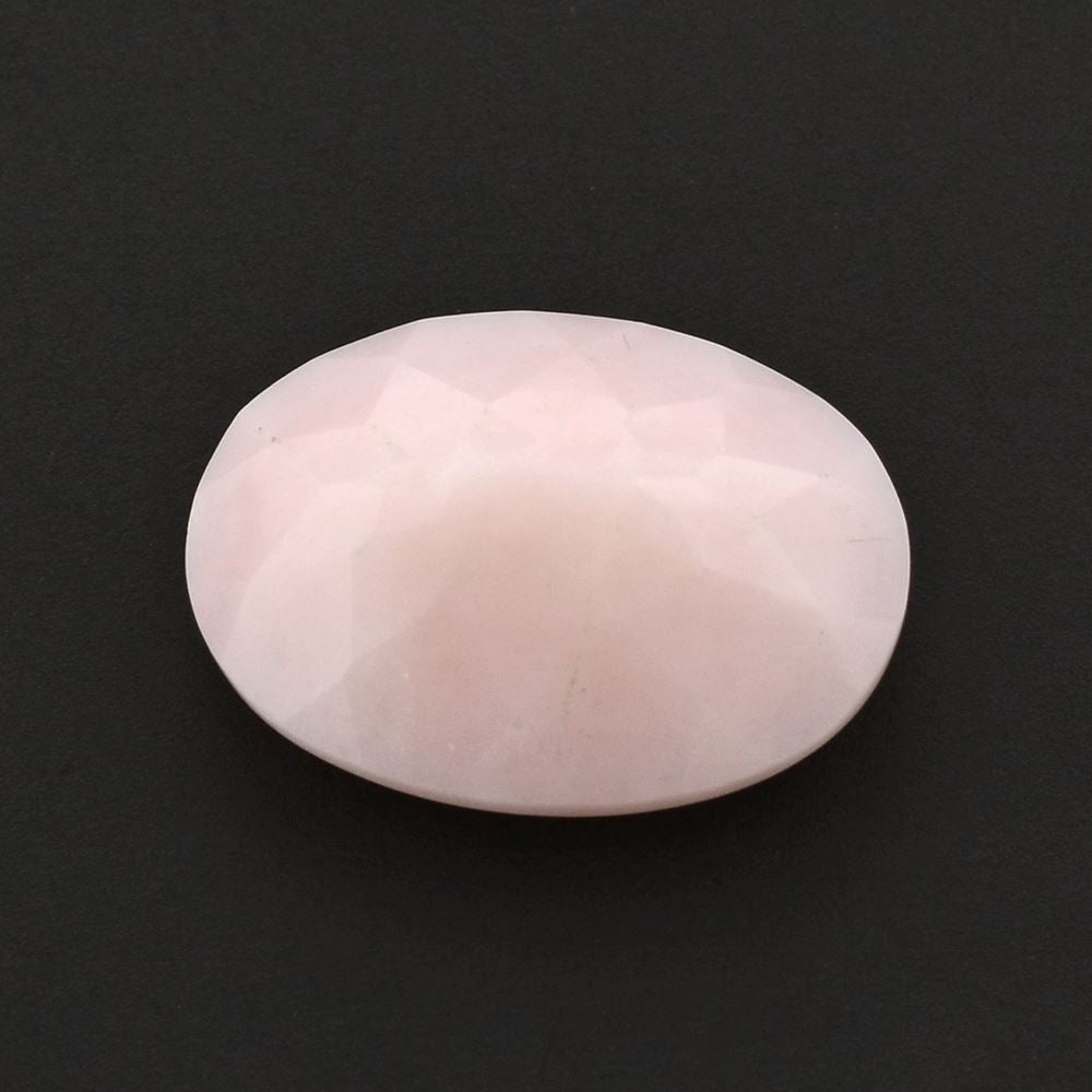 PINK OPAL BUFFTOP OVAL 18X13MM 9.35 Cts.