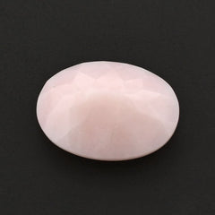PINK OPAL BUFFTOP OVAL 18X13MM 9.35 Cts.