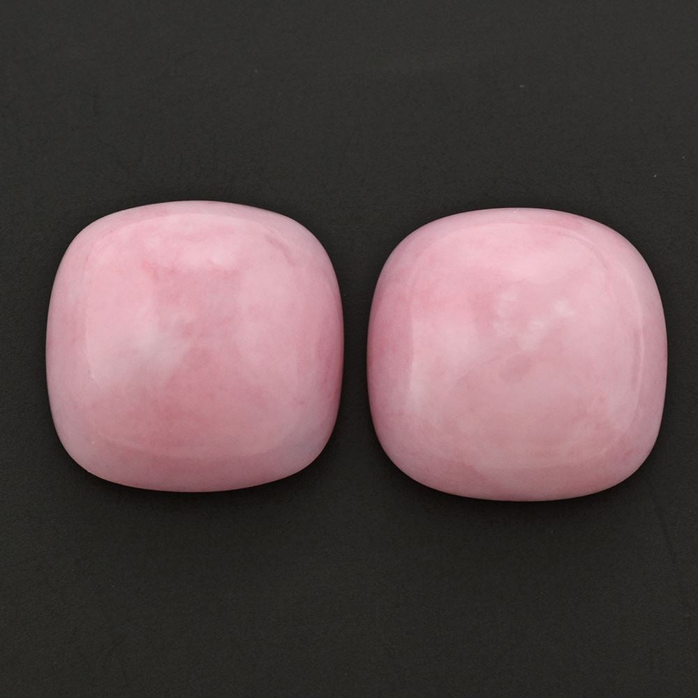 PINK OPAL CUSHION CAB 18MM 19.50 Cts.