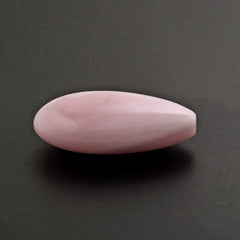 PINK OPAL LENTIL PEAR (HALF DRILL) 20X12MM 8.28 Cts.